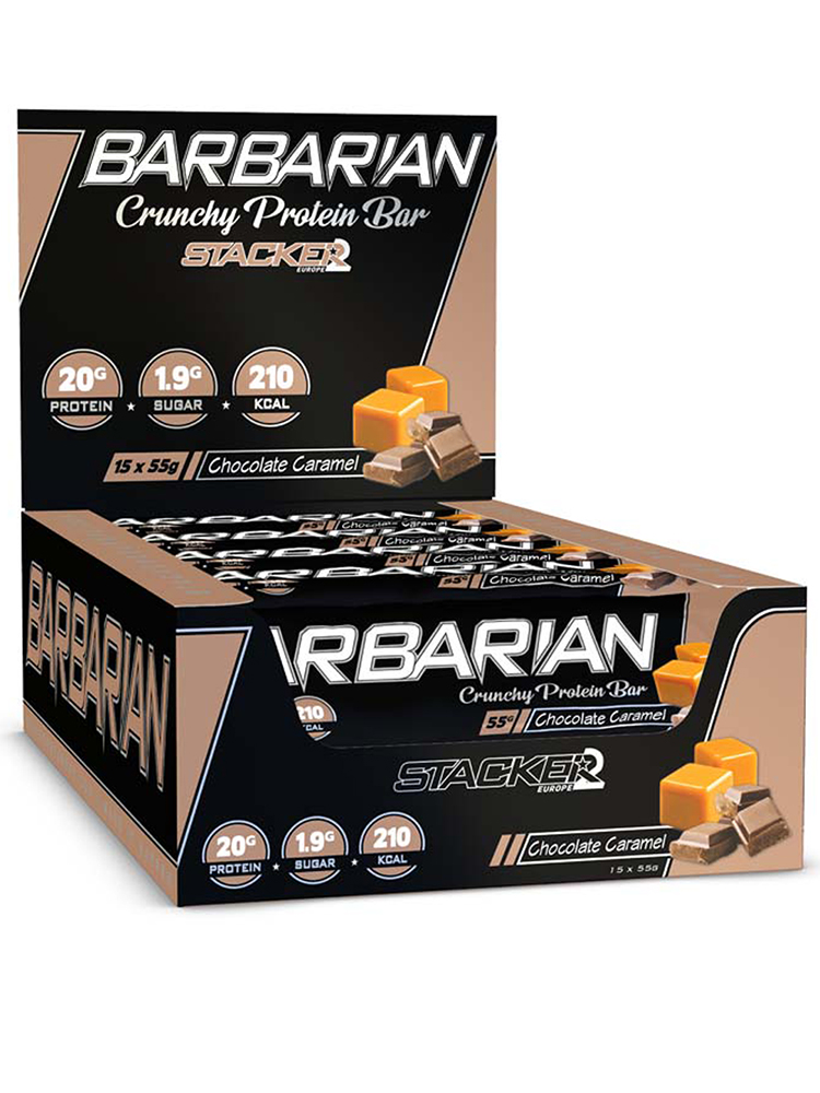 Протеиновые батончики Stacker2 Europe Батончик Barbarian Bar 55 гр. шоколад-карамель
Протеиновые батончики Stacker2 Europe Батончик Barbarian Bar 55 гр. шоколад-карамель