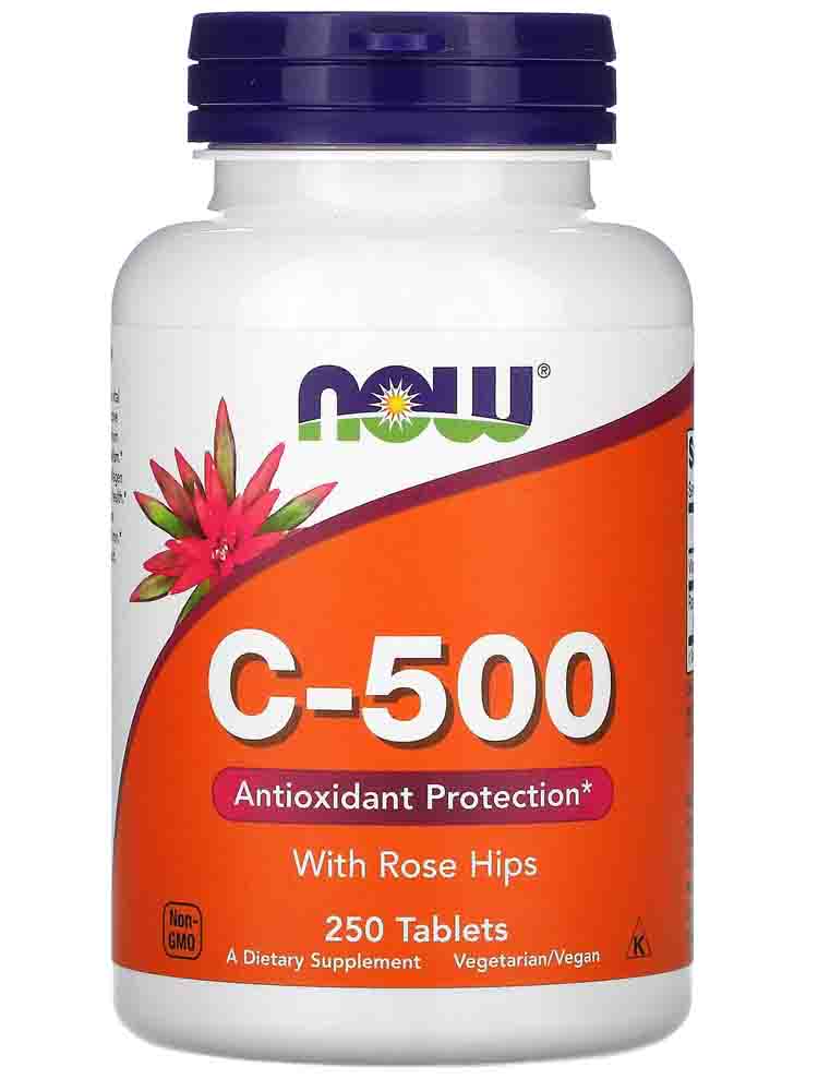 Отдельные витамины NOW Vitamin C-500 RH 100 табл 
Отдельные витамины NOW Vitamin C-500 RH 100 табл
