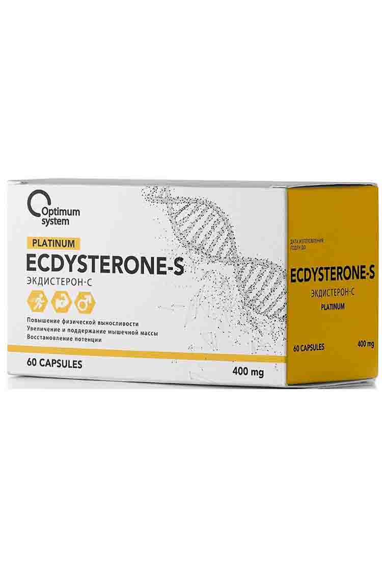 Повышение тестостерона, либидо и гормона роста Optimum System Ecdysterone-S 60 капс.