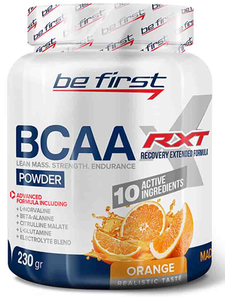 BCAA Be First BCAA RXT Powder 230 гр. малина