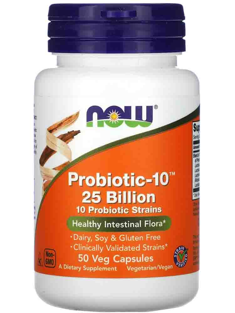 

Биодобавки NOW Probiotic-10 25 Billion 30 капс.