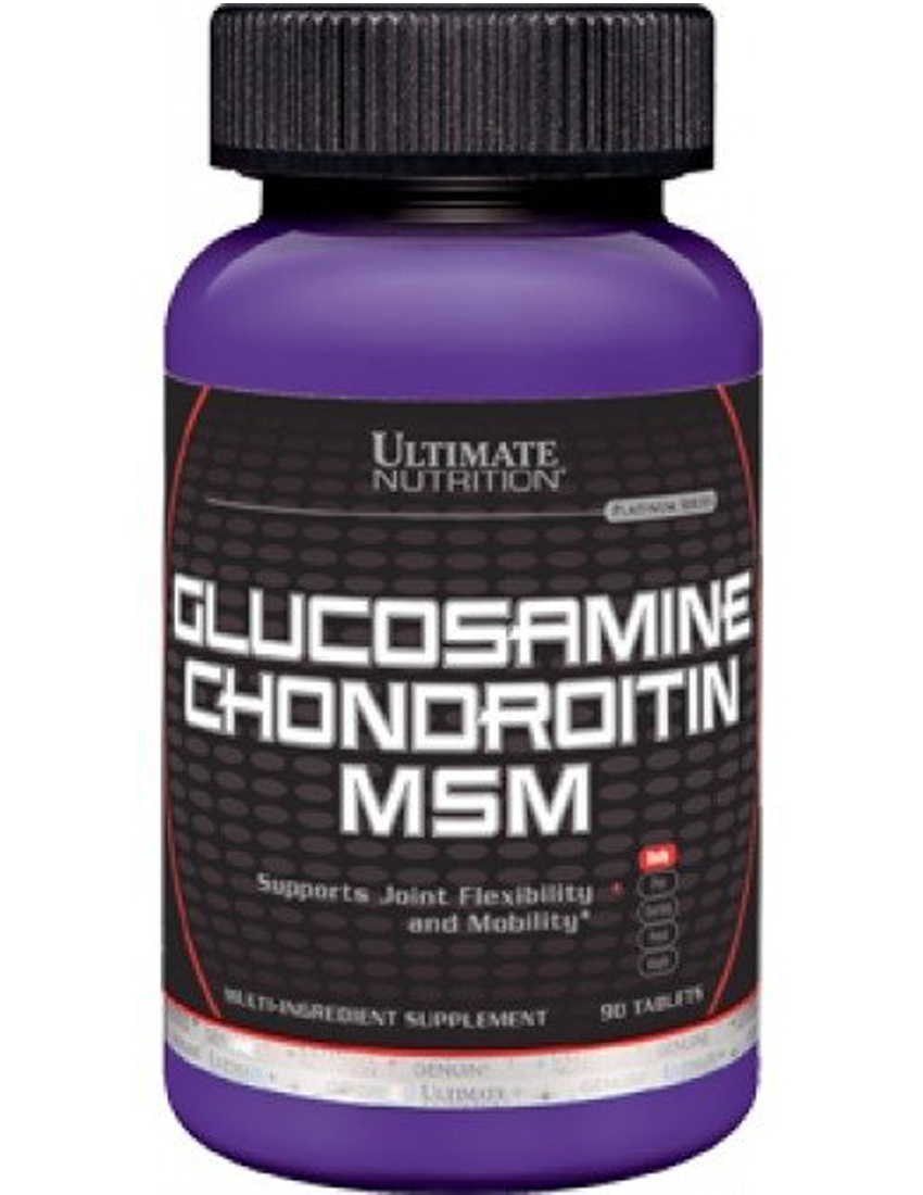 

Витамины и БАДы для суставов Ultimate Nutrition Glucosamine and Chondroitin MSM 90 табл.