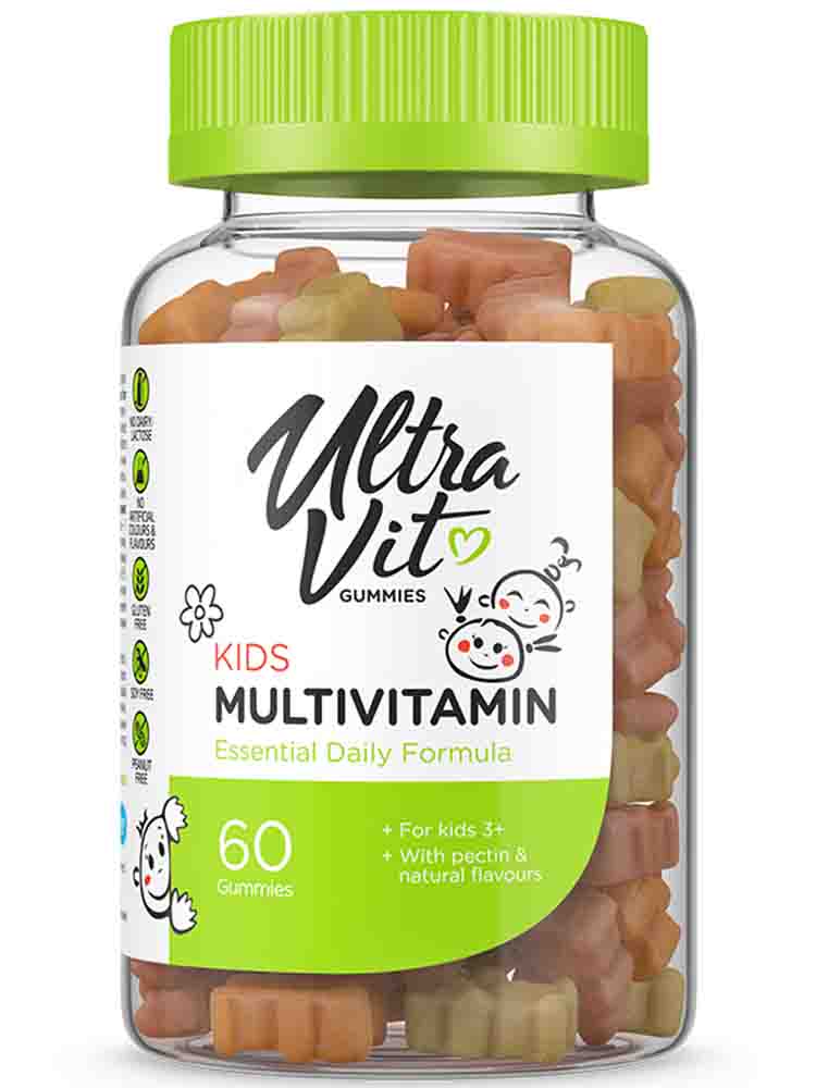 

Витаминные комплексы UltraVit Gummies Kids Multivitamin 60 жев. табл.
