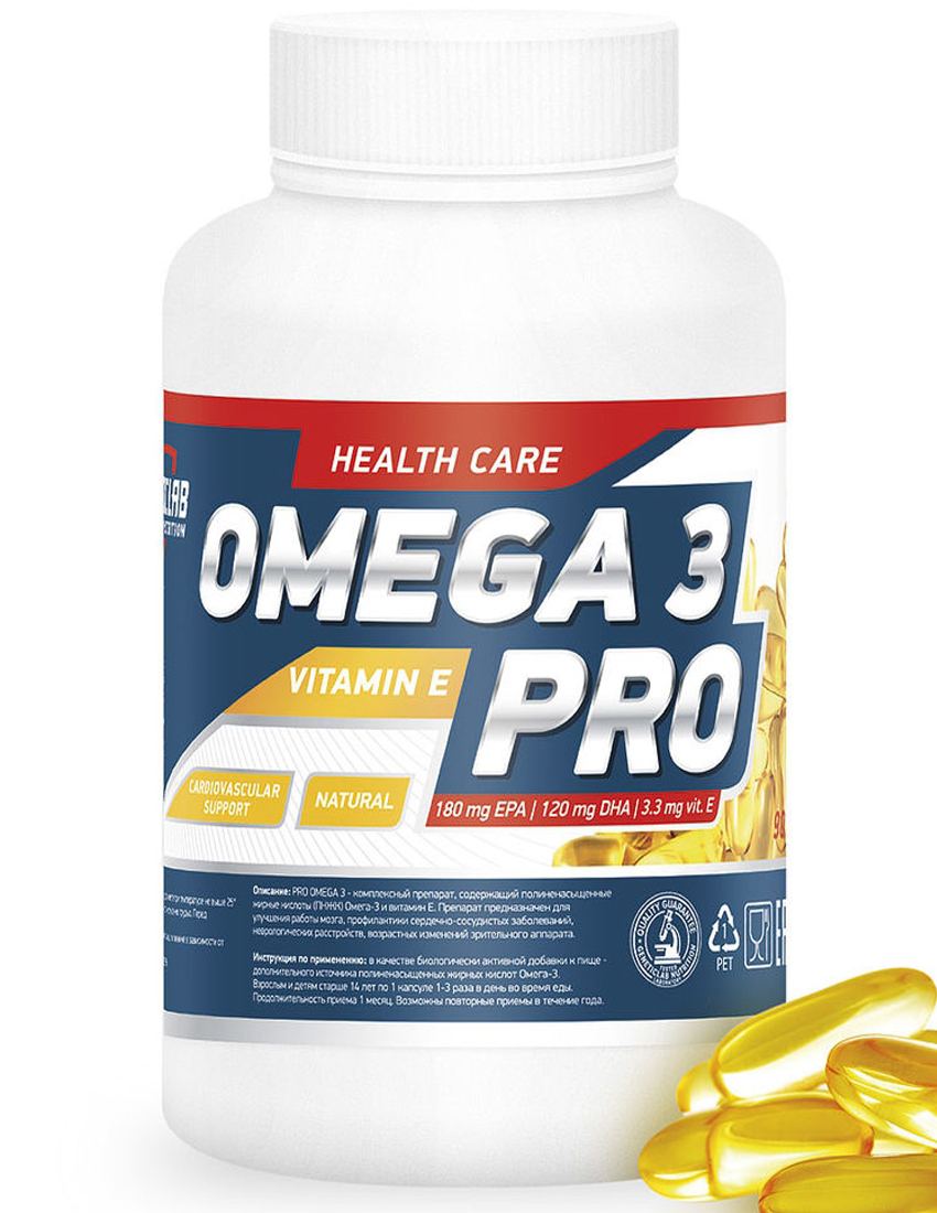 

Жирные кислоты Geneticlab Nutrition OMEGA 3 Pro 90 капс.