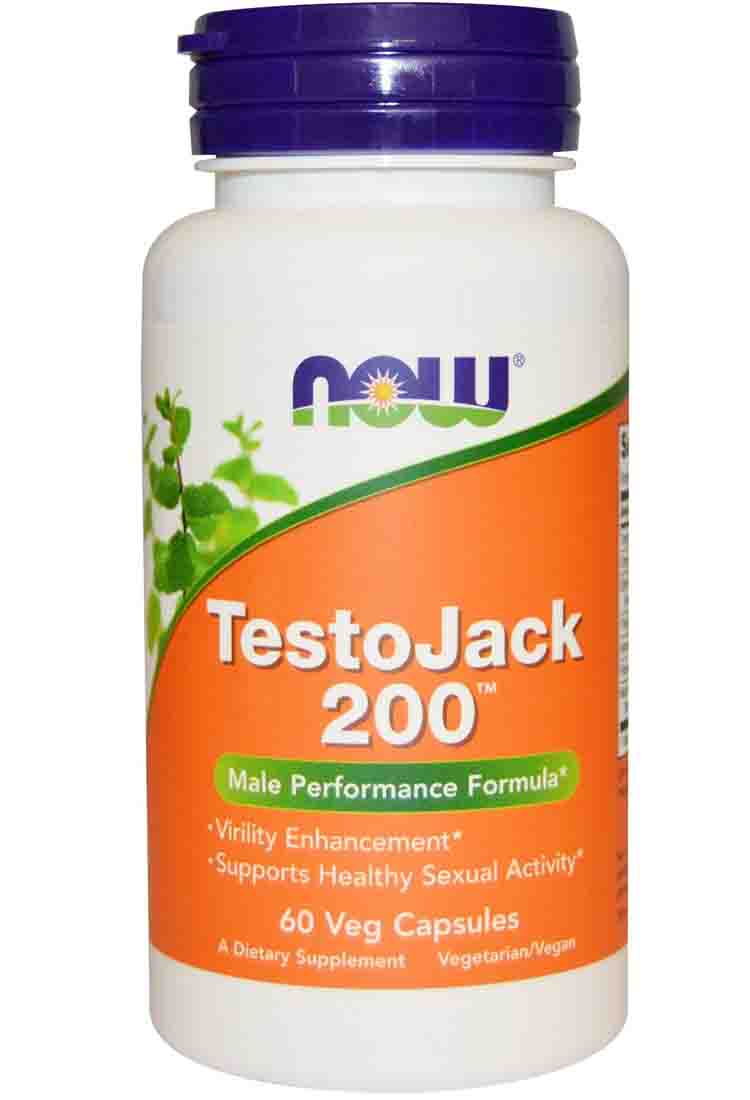 Повышение тестостерона, либидо и гормона роста NOW TestoJack 200 60 капс.