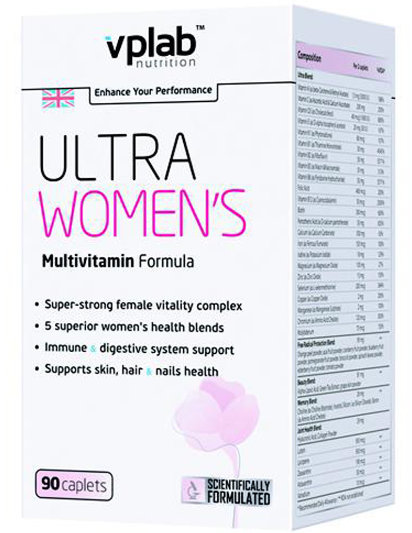 Витаминные комплексы VPLab Nutrition Ultra Women's Multivitamin 90 капс.