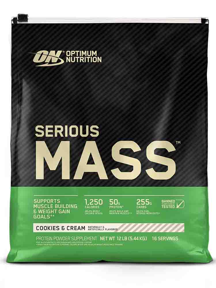 Гейнеры Optimum Nutrition Serious Mass 5455 гр. шоколад