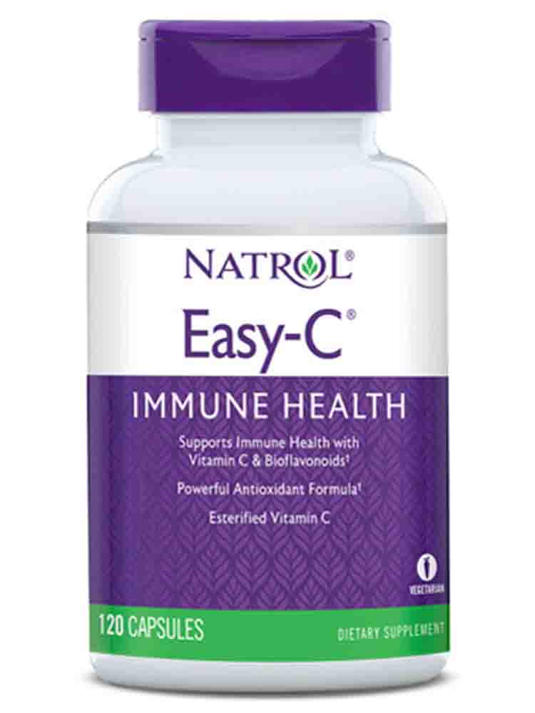 

Витаминные комплексы Natrol Easy-C 500 мг Imunno Heals 120 капс.