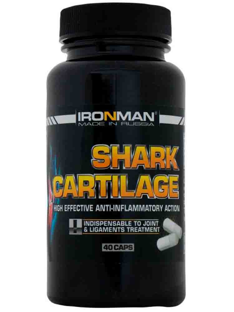 Препараты для здоровья Ironman Shark Cartilage 40 капс.