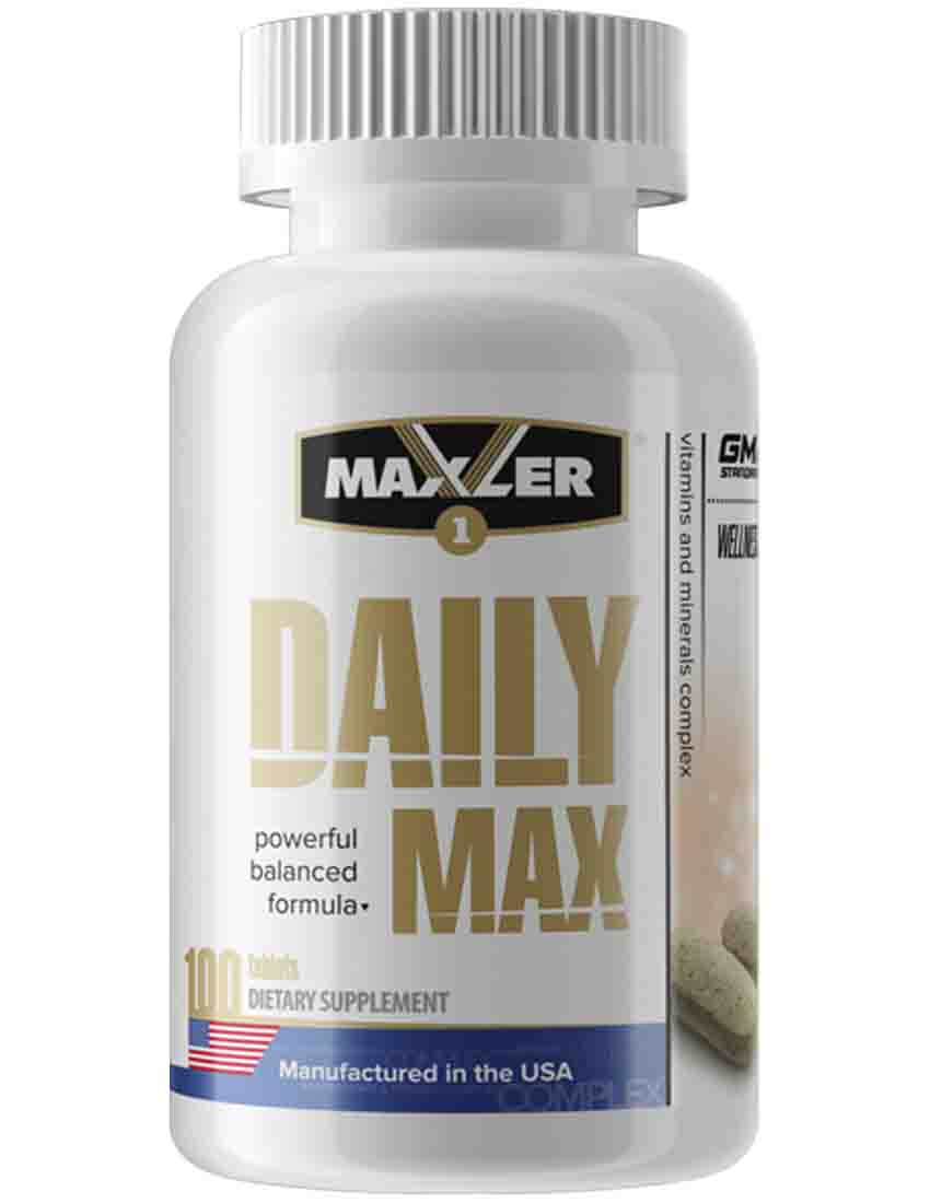 Витаминные комплексы Maxler (Макслер) Daily Max 120 табл.