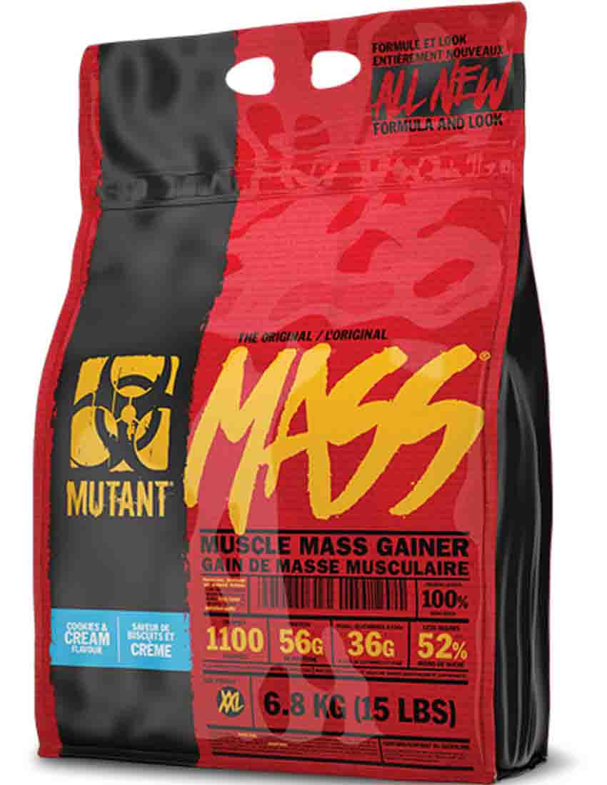 

Гейнеры Mutant Mutant Mass 6810 гр. клубника-банан