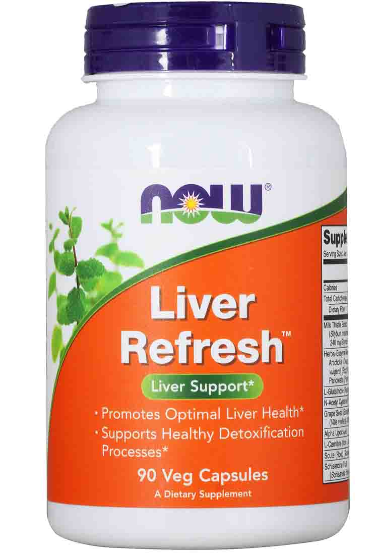 

Препараты для здоровья NOW NOW Liver Refresh 90 капс.