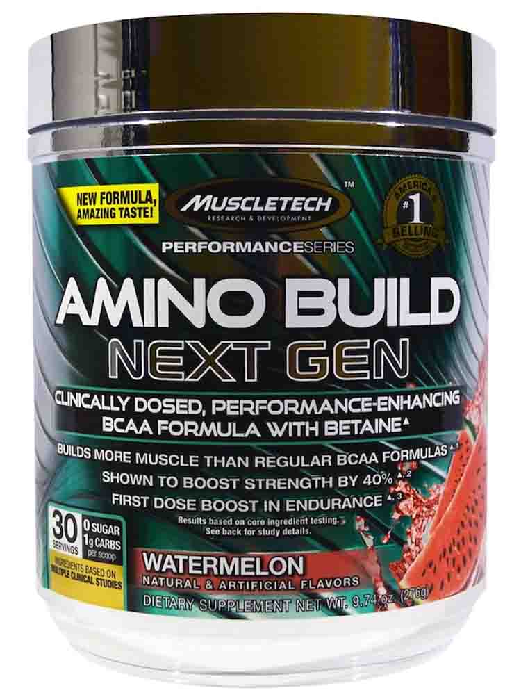 BCAA MuscleTech Amino Build Next Gen 276 гр. фруктовый лёд