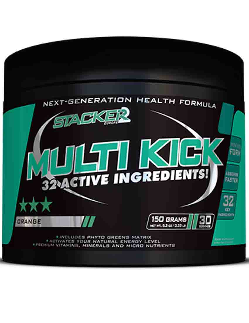 

Витаминные комплексы Stacker2 Europe Multi Kick 150 гр. апельсин