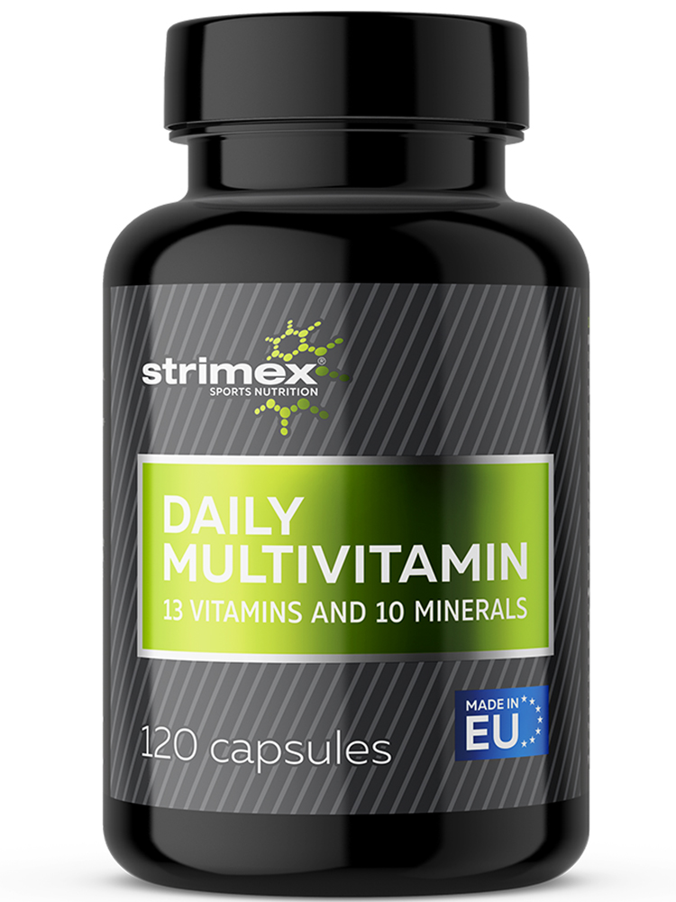 

Витаминные комплексы Strimex Daily Multivitamin Caps 120 капс.