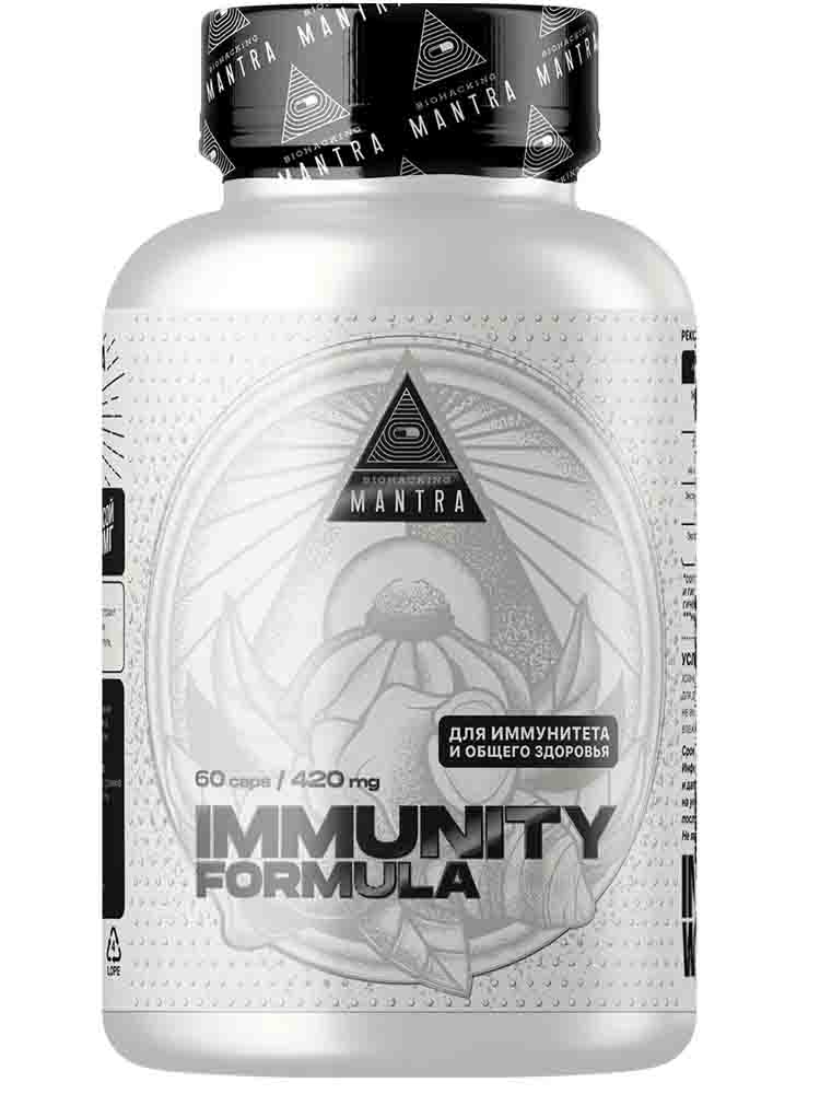 

Витаминные комплексы Biohacking Mantra IMMUNITY FORMULA 60 капс.