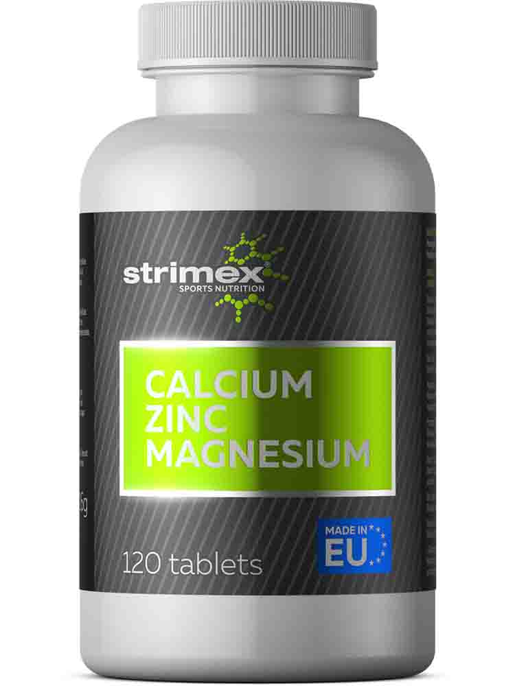 

Минералы Strimex Calcium-Zinc-Magnesium 120 табл
