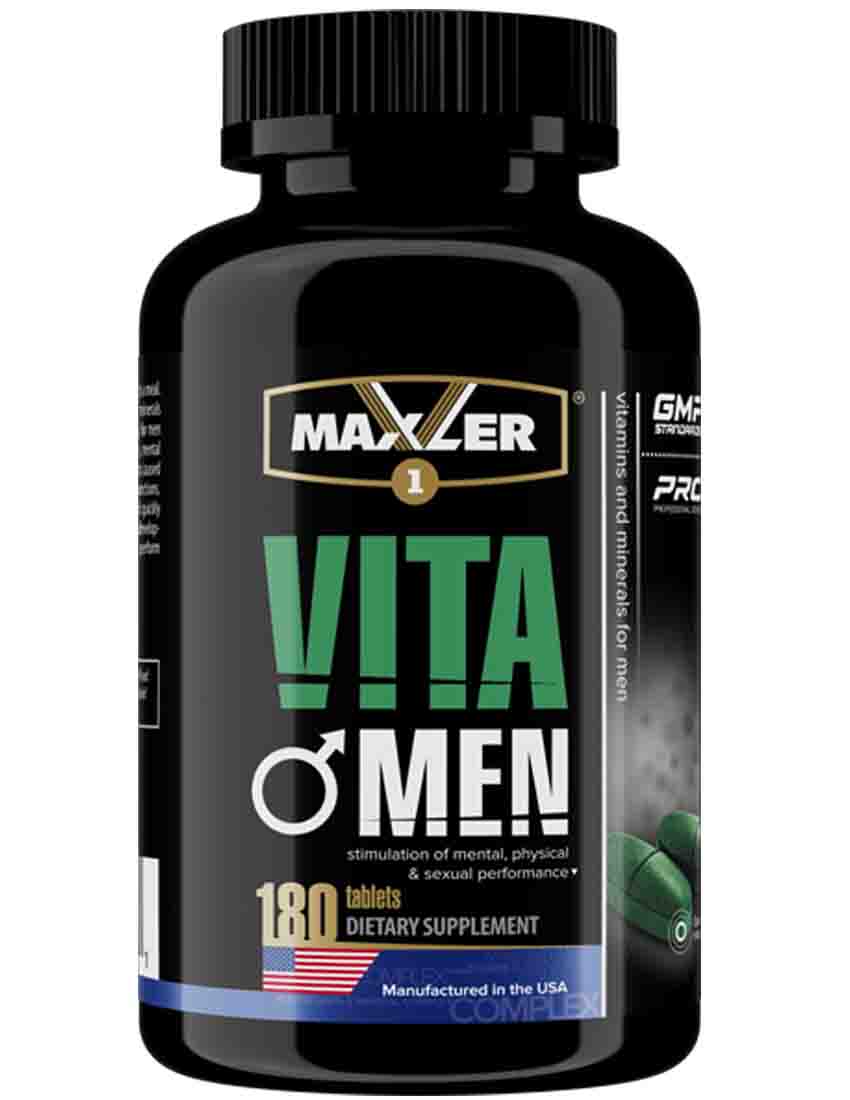 Витаминные комплексы Maxler VitaMen 180 табл