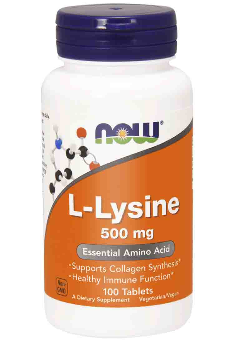 

Отдельные аминокислоты NOW L-Lysine 500 мг 100 капс.