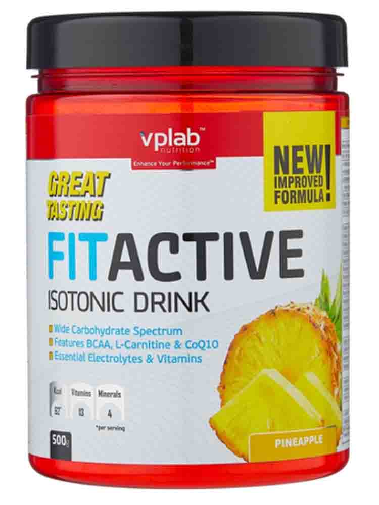 Изотоники и углеводы VPLab Nutrition FitActive Fitness Drink 500 гр. манго