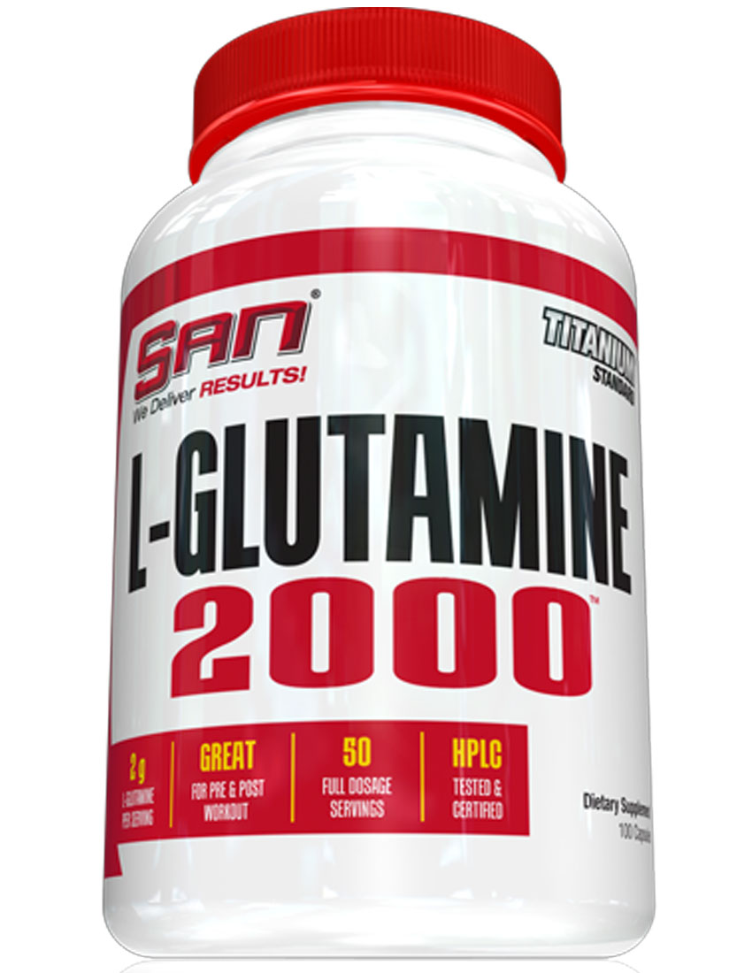 

Отдельные аминокислоты SAN L Glutamine 2000 100 капс.