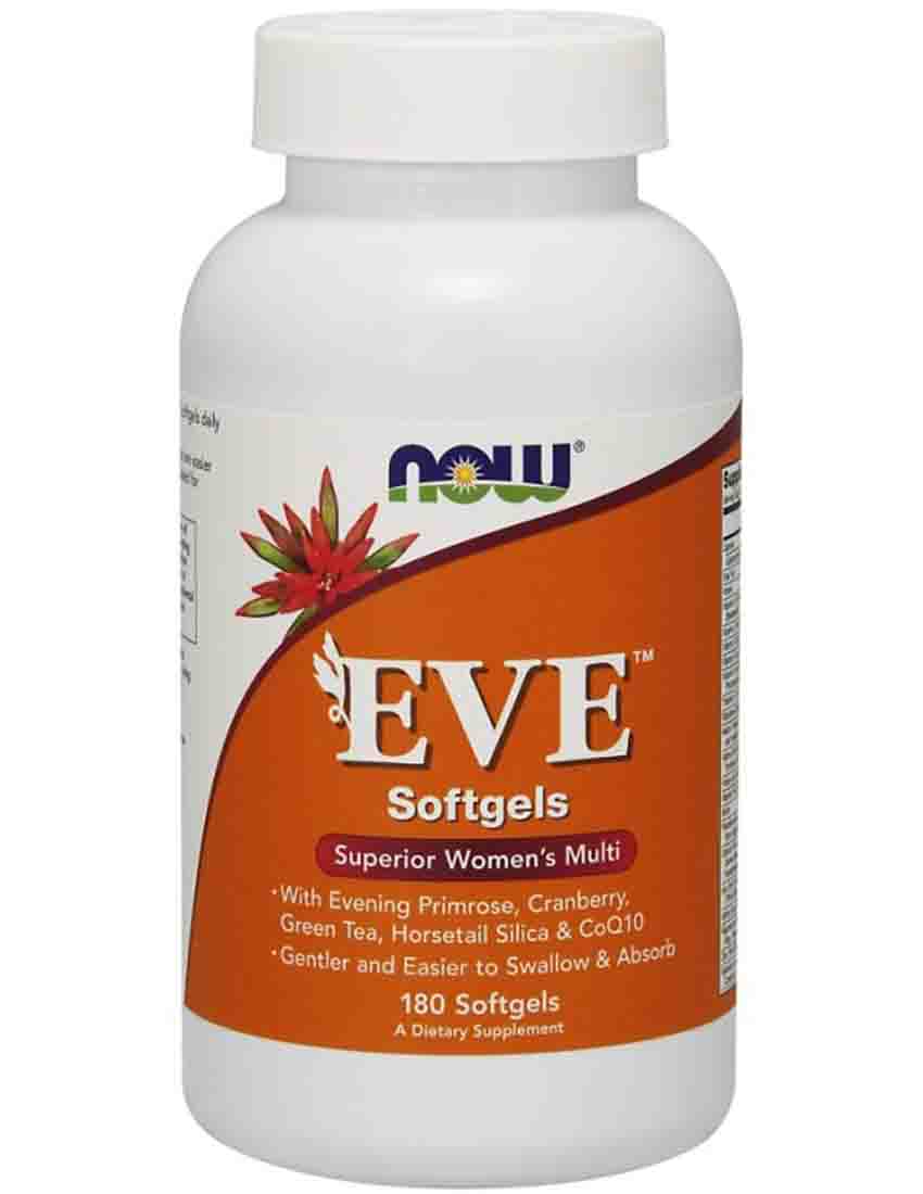 

Витаминные комплексы NOW Eve Women's Multi caps 90 гел.капс.