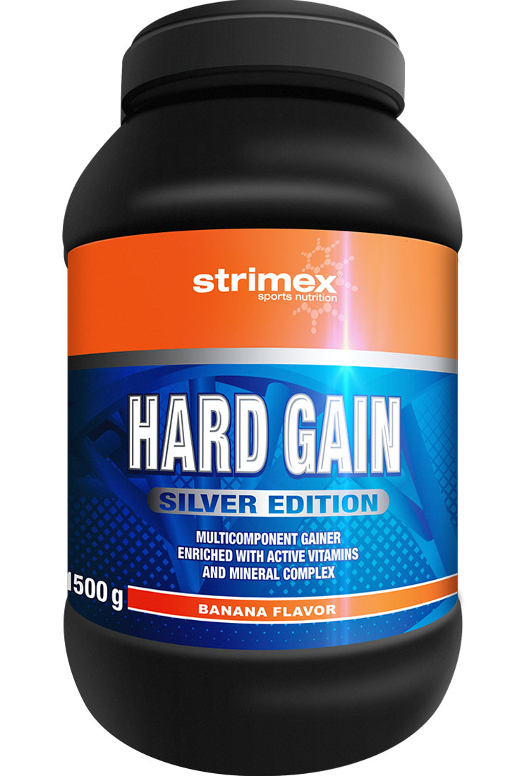 Гейнеры Strimex Hard Gain Silver Edition 1500 гр. банан
