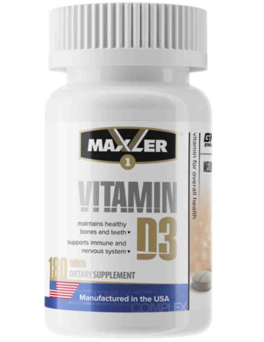 

Отдельные витамины Maxler (Макслер) Vitamin D3 180 табл.
