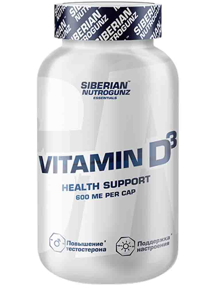 Отдельные витамины Siberian Nutrogunz Vitamin D3 180 капс.