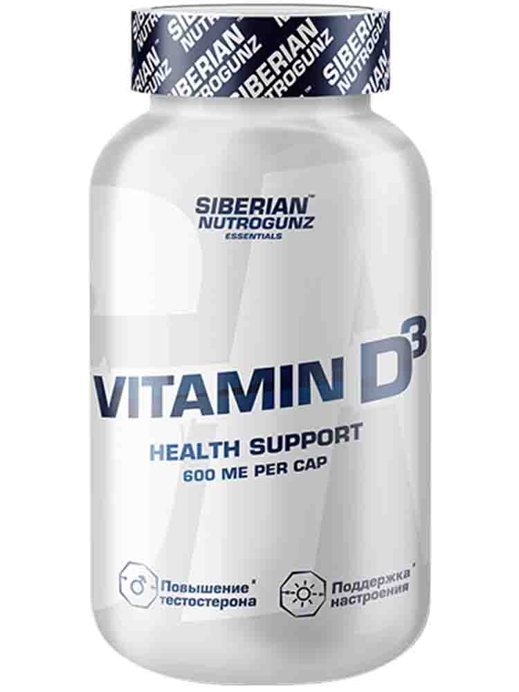

Отдельные витамины Siberian Nutrogunz Vitamin D3 180 капс.