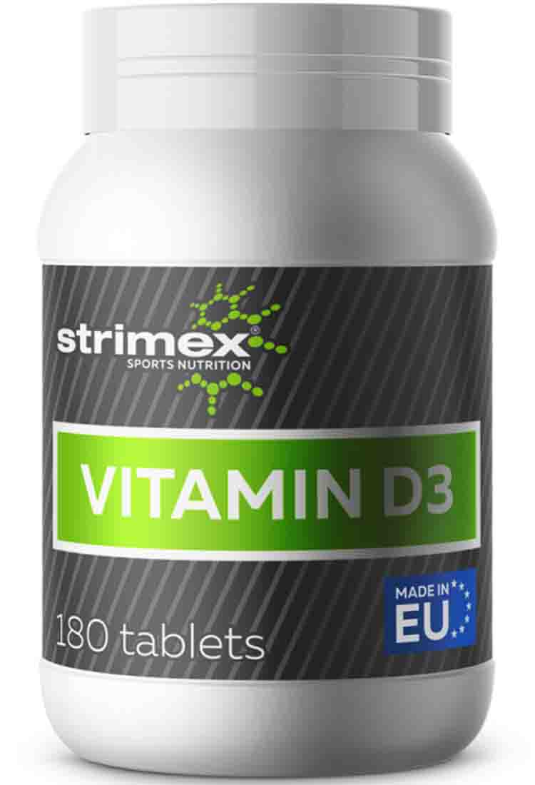 

Отдельные витамины Strimex Vitamin D3 180 табл.