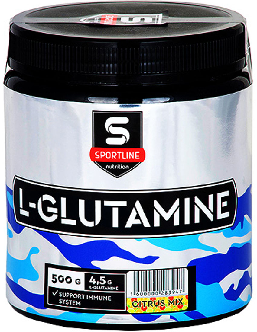 

Отдельные аминокислоты Sportline Nutrition L-Glutamine 500 гр. мандарин