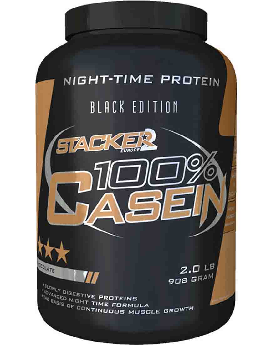 Протеины Stacker2 Europe 100% Casein 908 гр. клубника