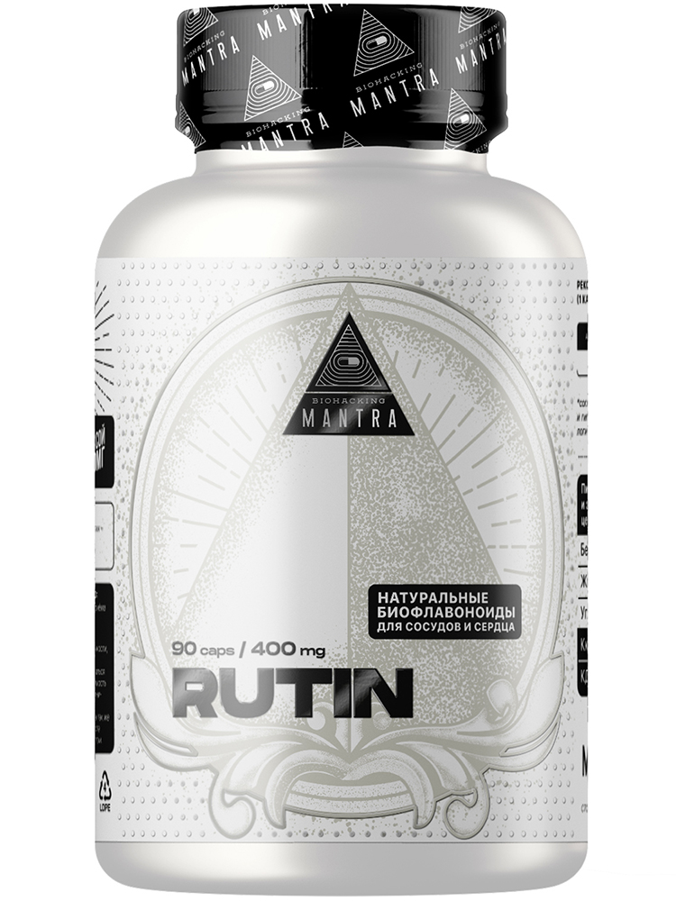 

Биодобавки Biohacking Mantra RUTIN 90 капс.