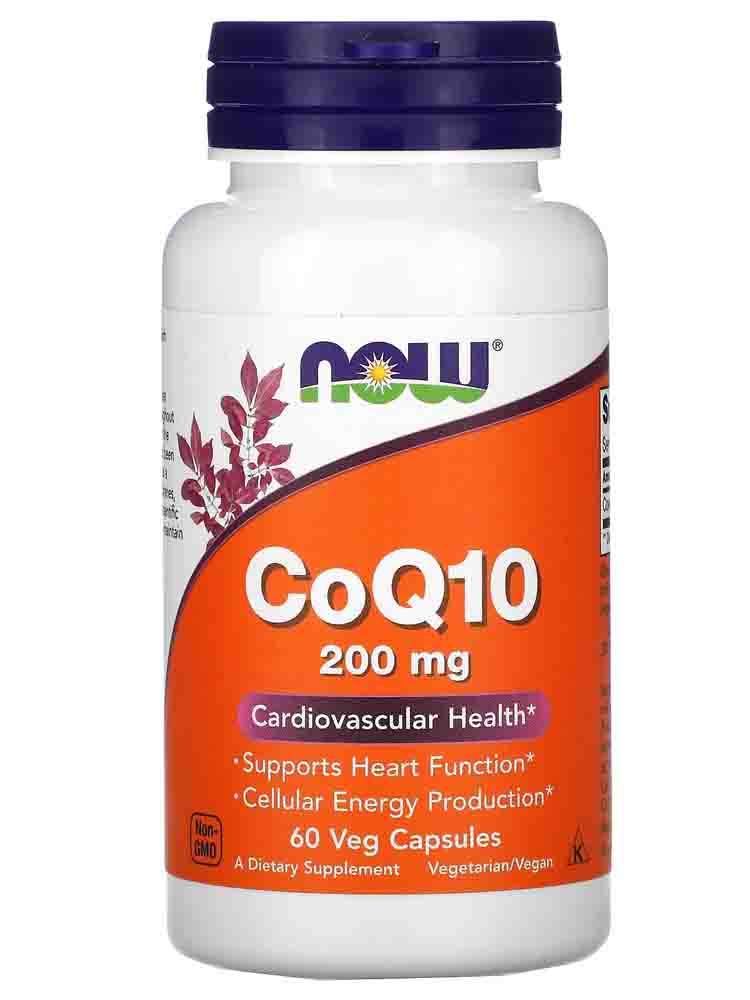 

Биодобавки NOW CoQ10 200 mg 60 капс.
