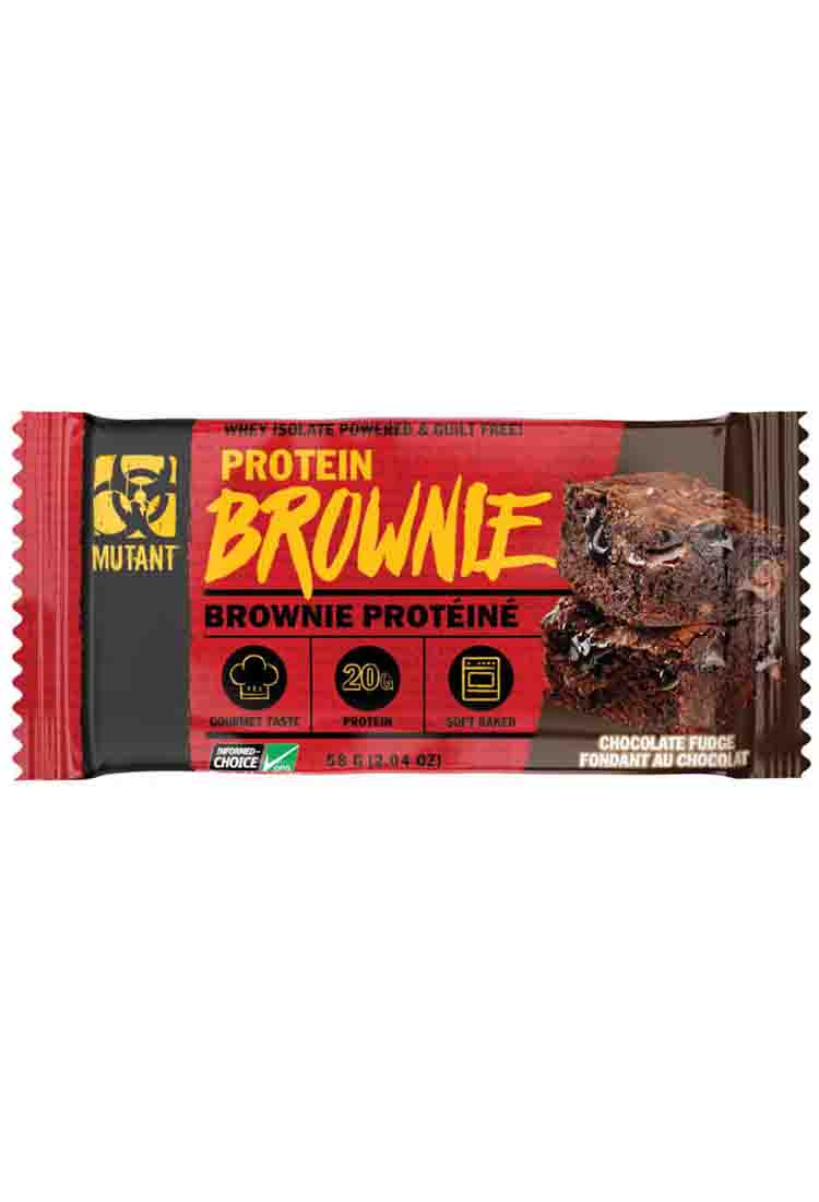 Протеиновые батончики Mutant Protein Brownie 58 гр. шоколадно-арахисовое масло