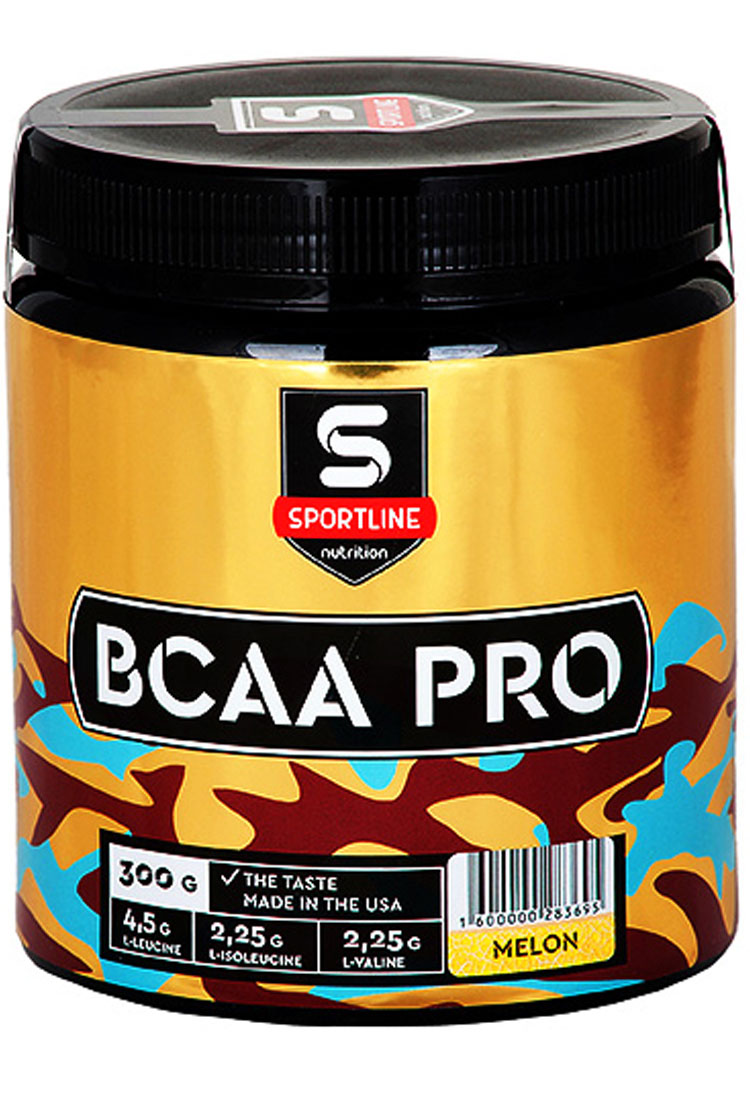 

BCAA Sportline Nutrition BCAA PRO 300 гр. дыня