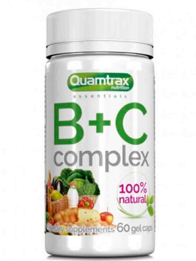 

Витамины группы B Quamtrax B+C Complex 60 гел.капс.