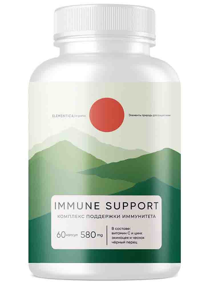 

Витаминные комплексы Elementica Immune Support 60 капс.