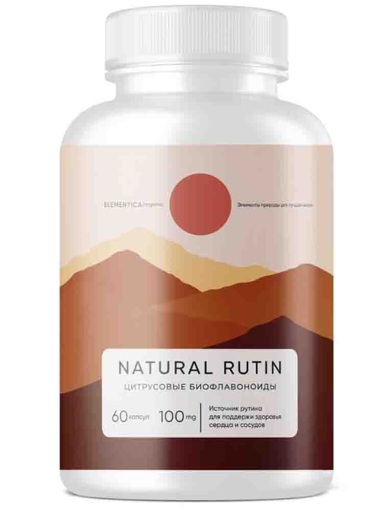 

Биодобавки Elementica Rutin 60 капс.