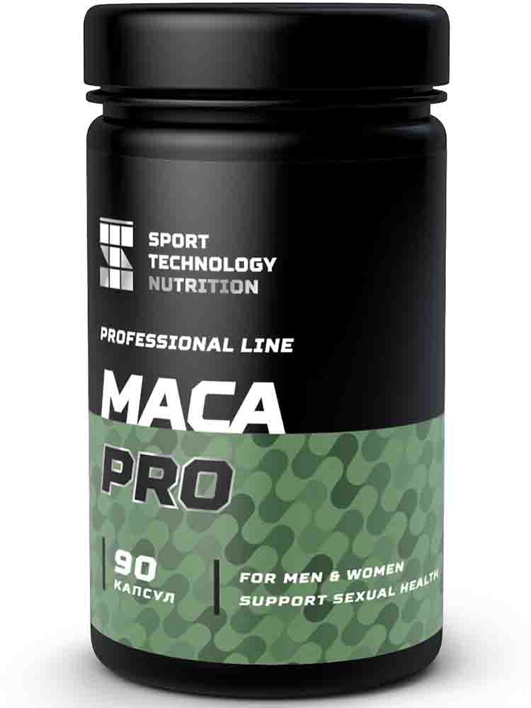 Повышения тестостерона купить. Витамины Sport Technology Nutrition maca Pro 90 капсул.