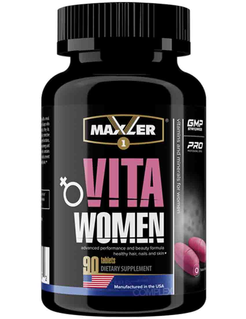

Витаминные комплексы Maxler (Макслер) VitaWomen 90 табл.