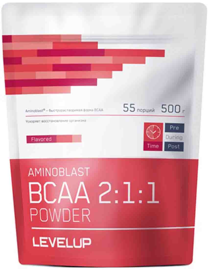 BCAA LevelUP Aminoblast BCAA Powder 500 гр. апельсин