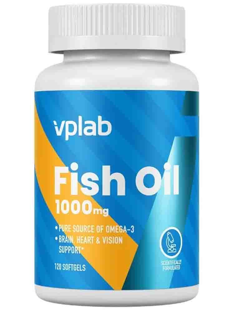 

Жирные кислоты VPLab Nutrition Fish Oil Банка 120 гел.капс.