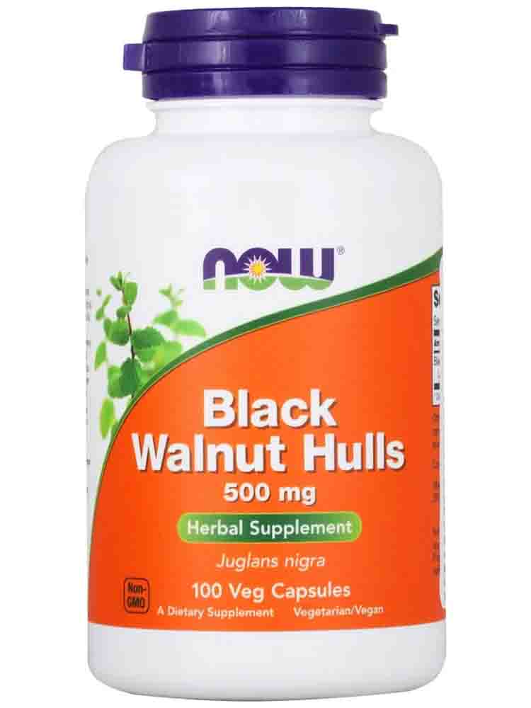 

Биодобавки NOW Black Walnut Hulls 100 капс.