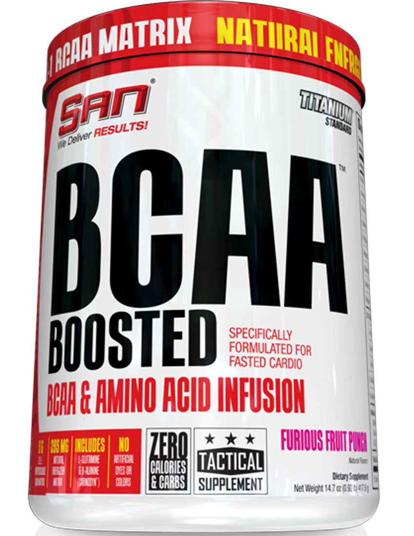 BCAA SAN BCAA Boosted 417 гр. фруктовый пунш