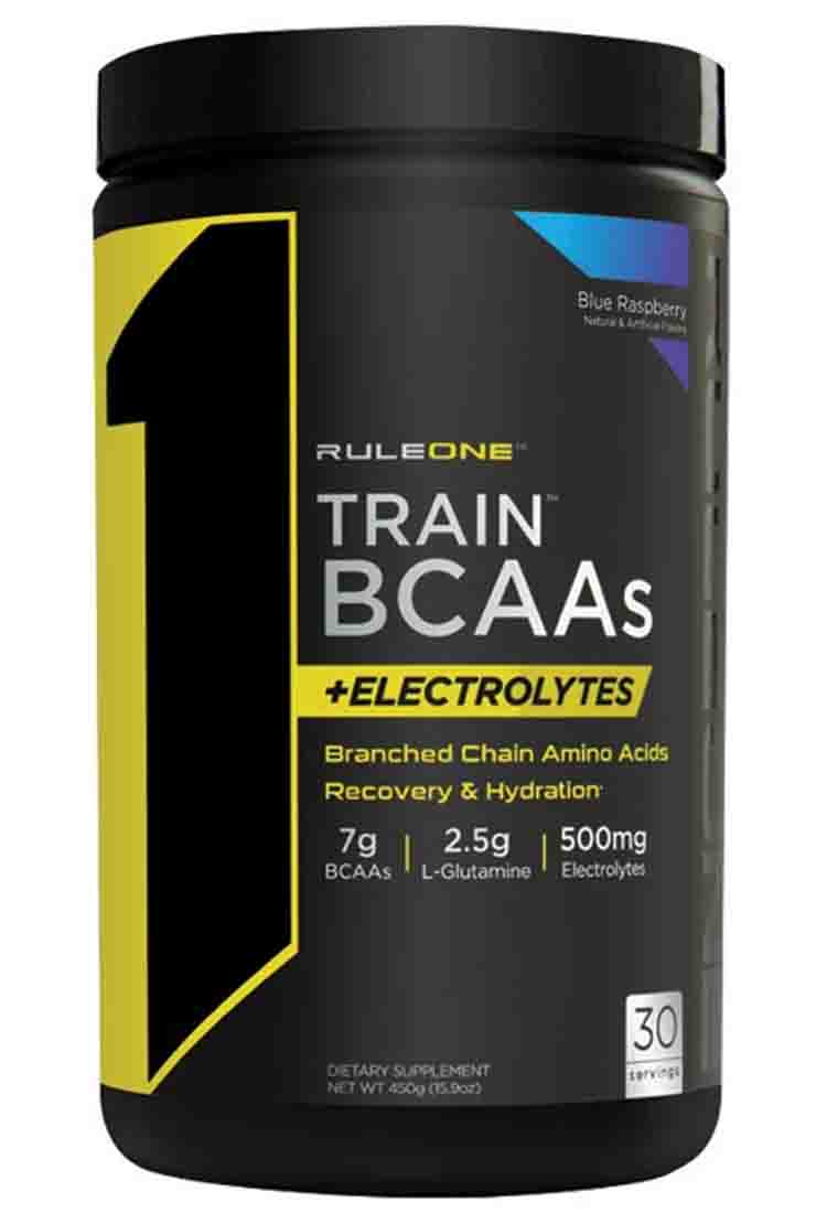 BCAA Rule 1 R1 Train BCAA 450 гр. апельсин