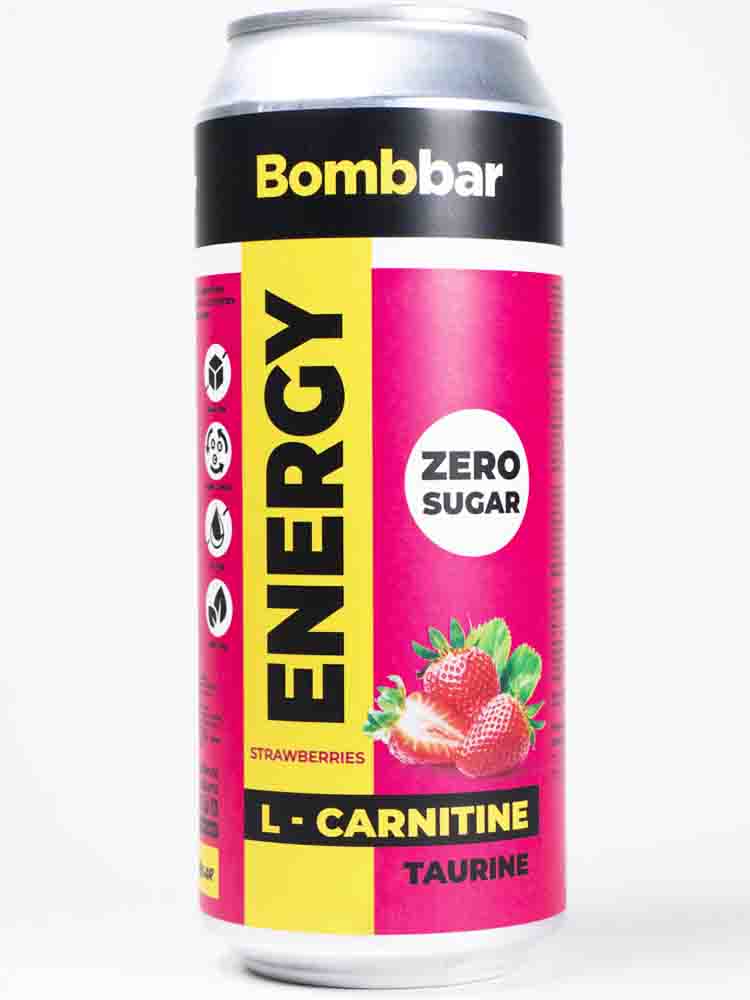 Л-карнитин BombBar Напиток L-Carnitine 500 мл. клубника-земляника