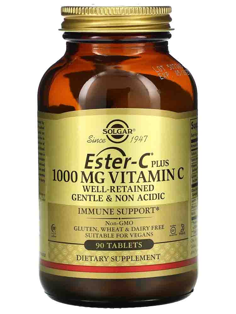 Отдельные витамины Solgar Ester-C plus 1000 мг Vitamin C 60 табл.