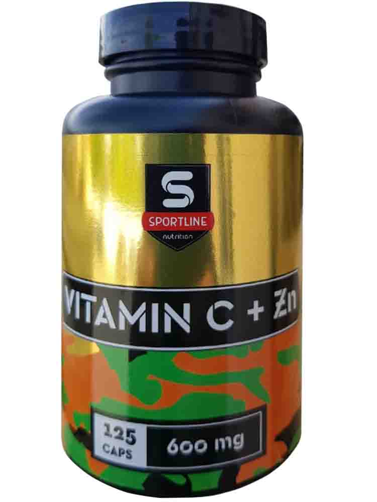 

Витаминные комплексы Sportline Nutrition Vitamin C+Zn 125 капс.